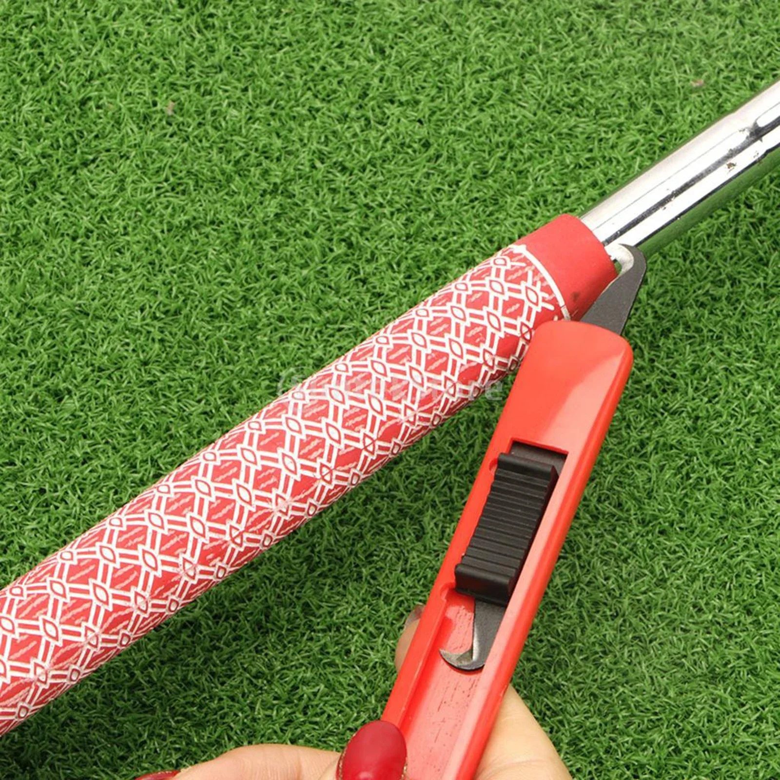 Professional Golf Club Grip Kit Grip Tape Strips Vise Clamp Fixtures Club Cover Removal Regripping Repair Set Replacement 1PC 6