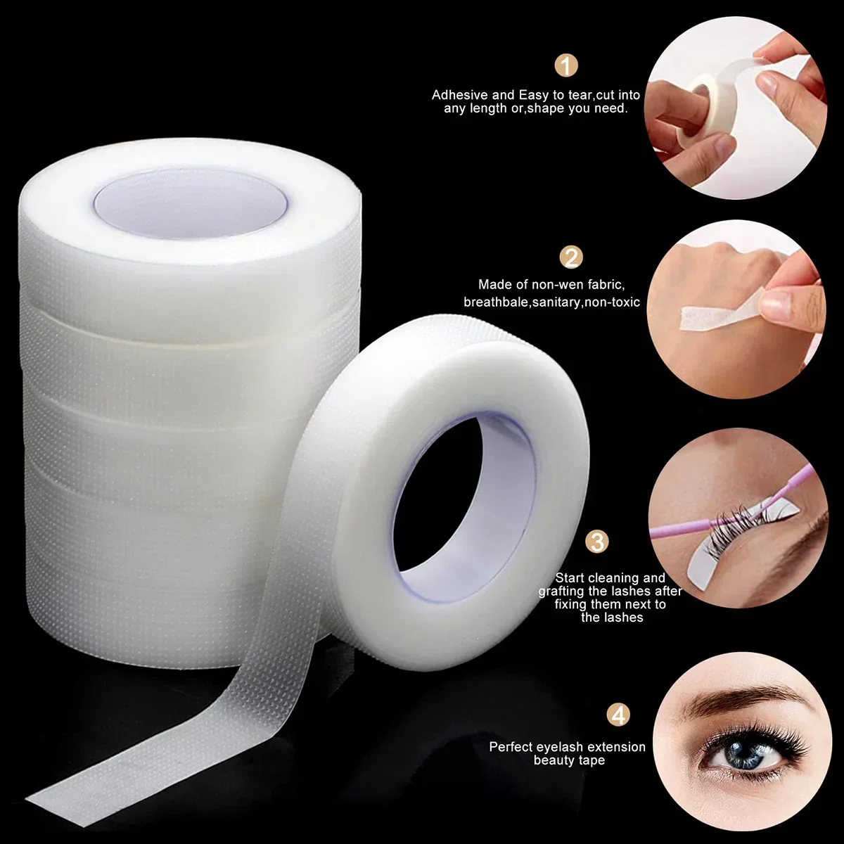 Breathable Micropore Eyelash Extension Tape for Eyelashes