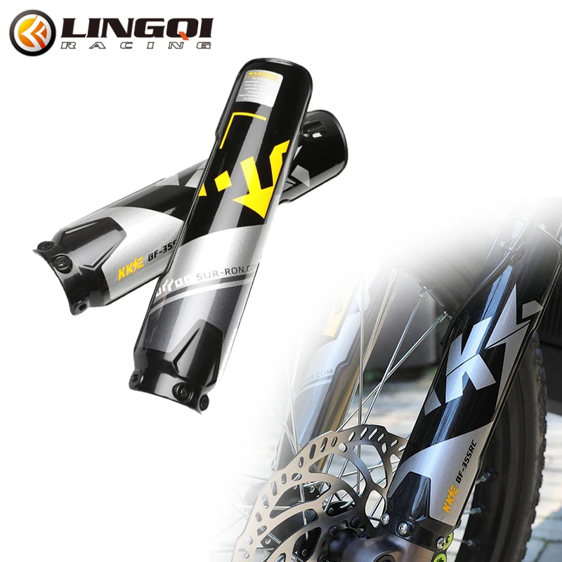

LING QI Electric Motorcycle Front Shock Absorber Mudguard Fender For SURRON SUR RON Light Bee X S Dirt Bike Pit Bike Motocross