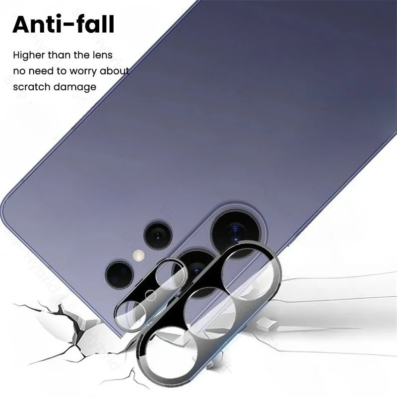 Premium Black 3D Curved Camera Protective Lens Glass