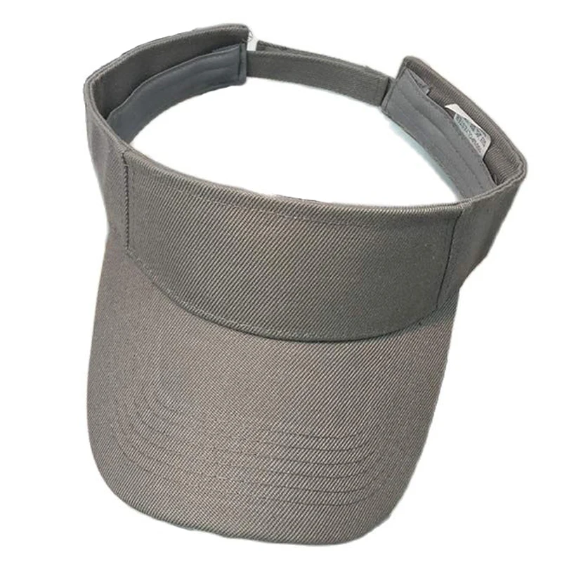 Lightweight Plain Men Women Summer Outdoor Sport Sun Visor Cap Hat for Golf Hiking Tennis Royal Blue Khaki Pink Red Green Black 6