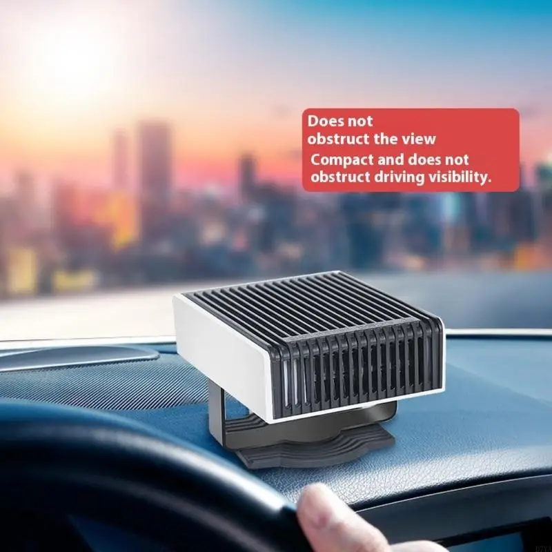 Portable 12V Auto Heater Demister Defogger With Safety Shut Off Function Fast Defrosting For Cars Trucks Winter Travel D7YA