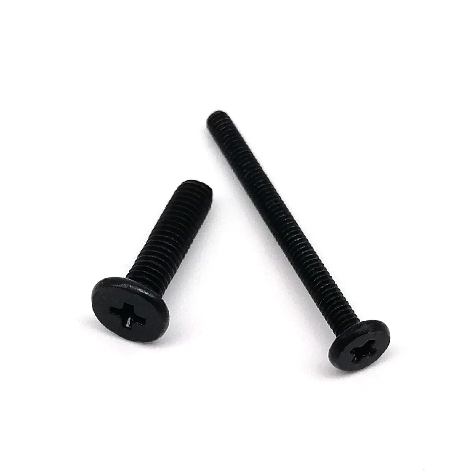 Vis à Tête Plate Hexagonale Creuse (Allen) Inox 304 - M2 M3 M4 M5 M6 - Noir - Néoprène