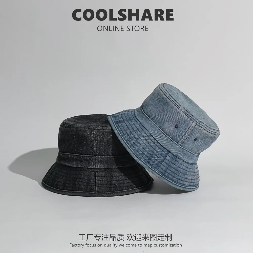 Cappello Da Pescatore Da Cowboy Lavato Do Old Summer Uomo Donna Versatile Moda Cappello Da Sole Outdoor Shade Basin Hat Cappello Alla Pescatora