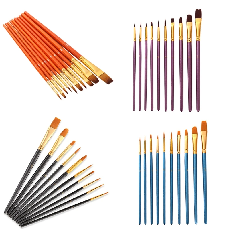 Artists Paint Brush Set Easter Supplies for Acrylic Watercolor Gouache Painting Dropship