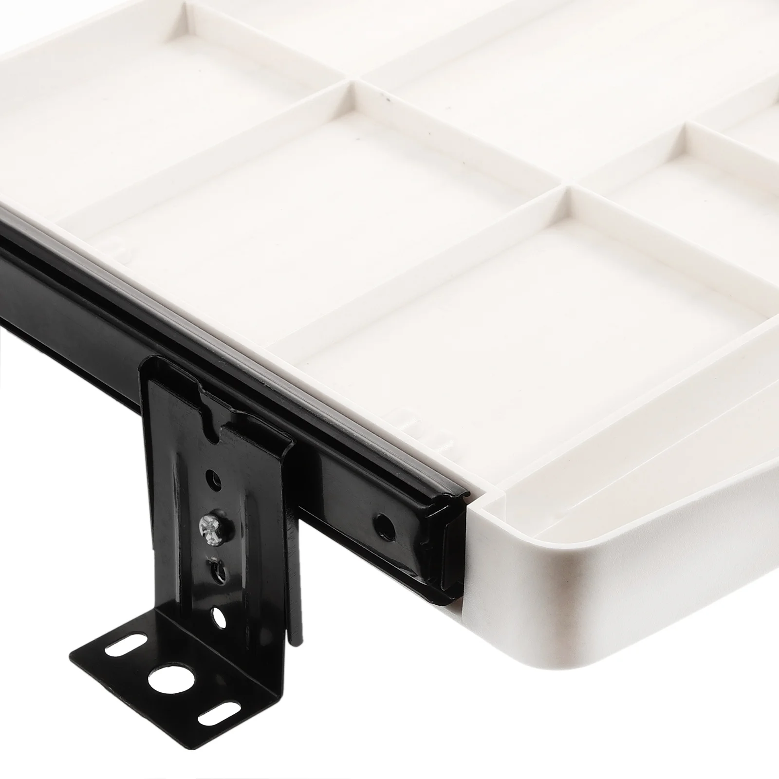27 Wide Keyboard Adjustable Height Drawer Style Tray Computer Desk Organizer Under Desk Storage Laptop Parts Accessories