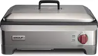 Gourmet Precision Electric Griddle, Indoor Grill, 200 sq. in, Nonstick Coating, Advanced Temperature Control, Stainless Steel, R 1