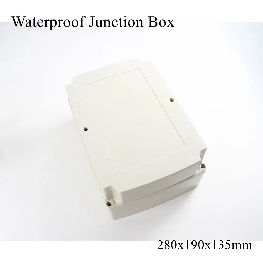 

Распределительная коробка 280x190x135 мм, IP65, водонепроницаемый пластиковый корпус из АБС-пластика, чехол для инструмента, наружное подключение кабеля, электрический