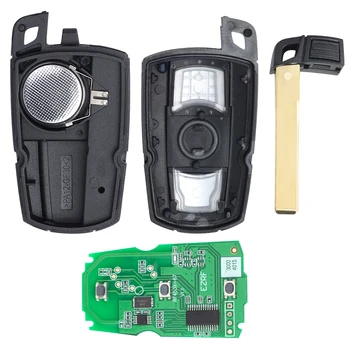 Keyforkess 315 / 868 MHz PCF7953 Chip CAS3 System Keyless-Go funzione portachiavi remoto aggiornato per BMW serie 3/5 x5 x6 KR55WK491 - KEYECU 315 868 MHz PCF7953 Chip CAS3 System Keyless Go funzione portachiavi remoto aggiornato per