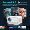 Upgraded Mini Projector Video Projector HD 1080P Supported Portable Home Projector Compatible with  HDMI,  Laptop, iPhone 4
