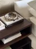 Japanese Retro Style Natural Marble Decorated Plate Living Room Art Ornament Photographic Prop Cave Stone Jewelry Storage Tray 4