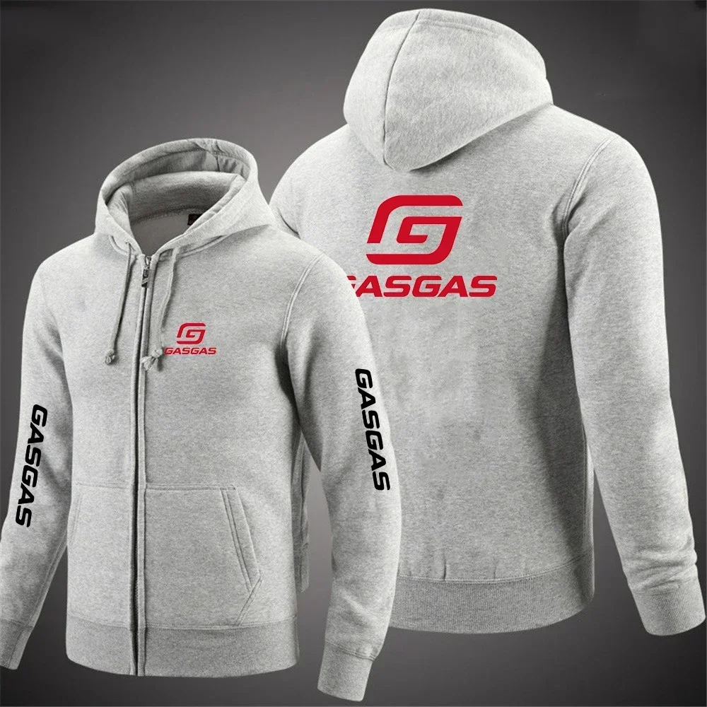 thumbnail image 1 of Sudaderas con capucha de GasGas para hombre, sudadera cálida de lana para hombre, ropa de calle de moda, jerséis holgados y transpirables informales para hombre, capucha de marca, 1 of 5