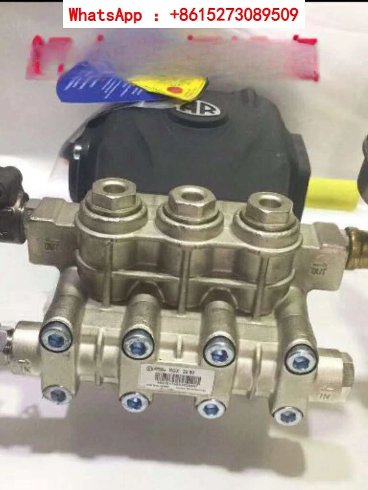 thumbnail image 1 of Cabezal de bomba de máquina de limpieza importada, 380 V, máquina de dragado de tuberías de ultra alta presión, máquina descortezadora, 1 of 4