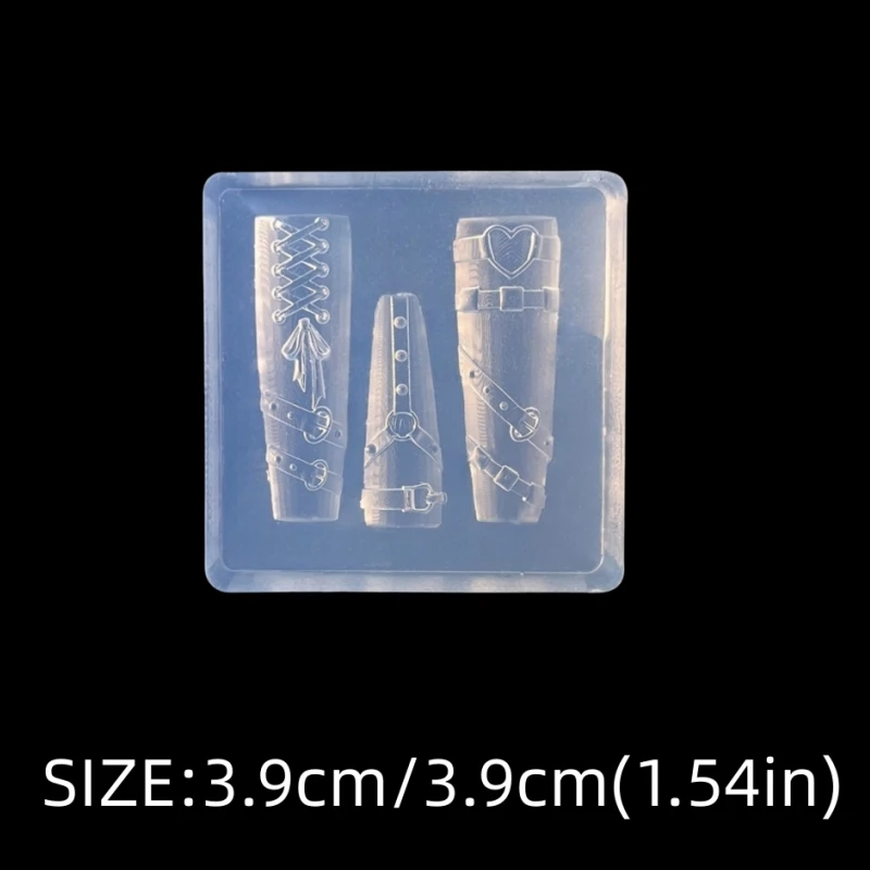 1Pc/2Pcs3D Nail Silicone Carving Mold Sexy Belt Y2K Kawaii Bow JK Girl DIY Party Nail Decoration Art Nail Beauty Charm 6