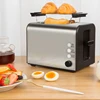 Toaster Household Breakfast Machine Small Baked Toast Sandwich Stainless Steel Toaster Hot Sandwich Maker  Bread Machine Maker 1