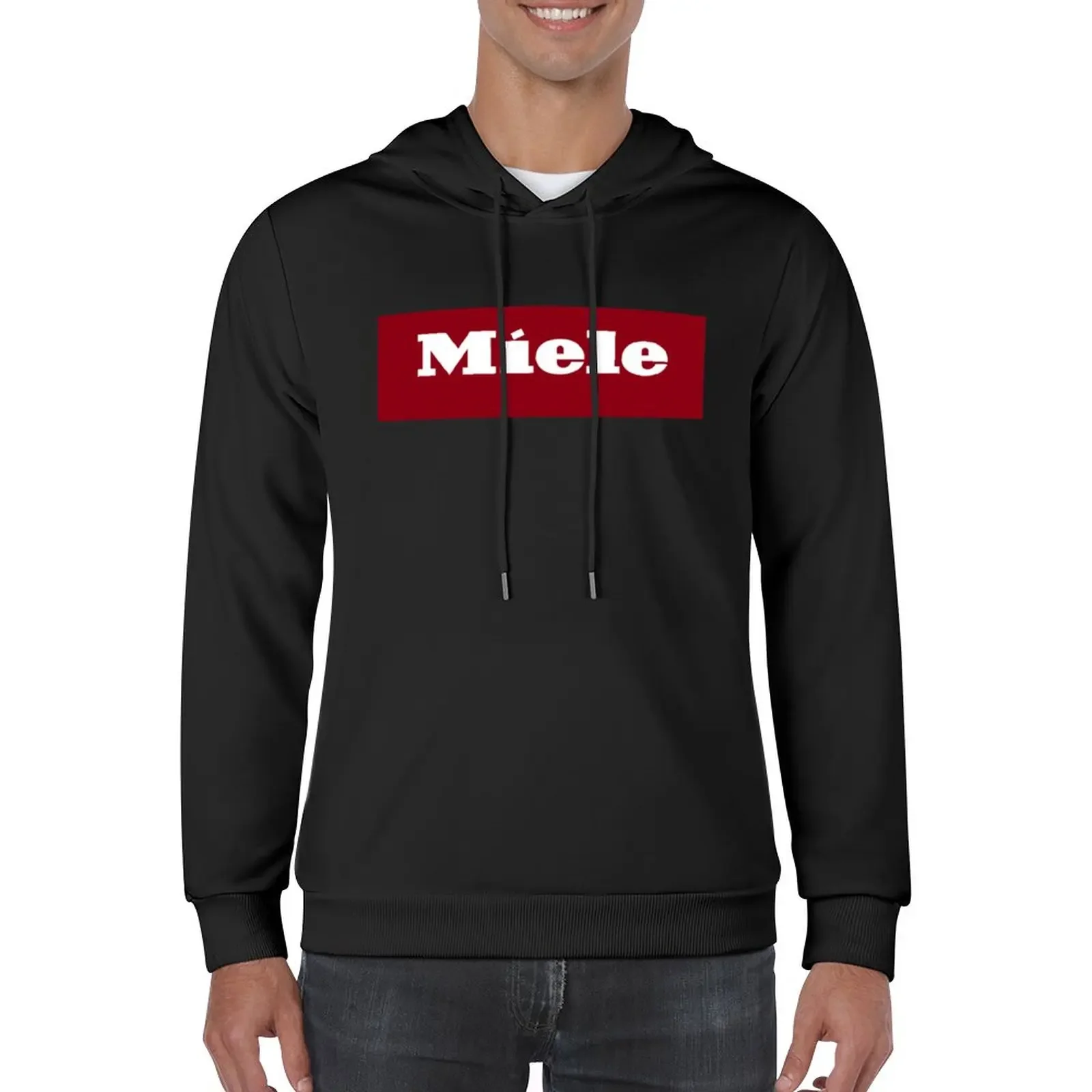 

New Miele Logo Print Classic T-Shirt Pullover Hoodie men clothing korean clothes autumn clothes winter clothes tracksuits