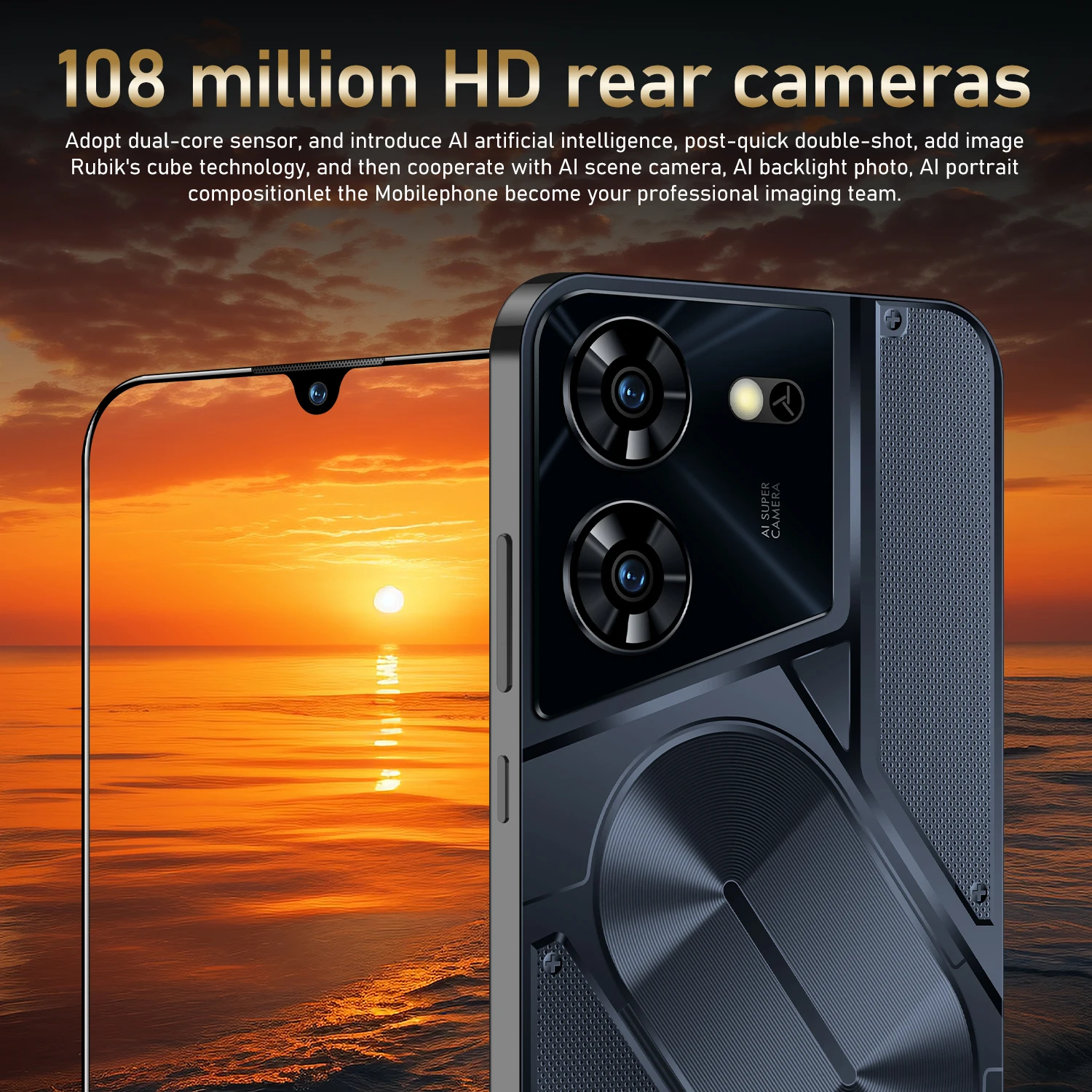 2024 글로벌 오리지널 포바 5 프로 스마트폰, 디멘시티 9300, 16G, 1TB, 6800mAh, 50MP, 108MP, 4G, 5G, 안드로이드 14 휴대폰, 신제품