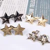 1/8set Adjustable Waist Buckle Star Shape Jean Pant Button Detachable Alloy Waist Tightener Clothing Accessories DIY Sewing Tool 4