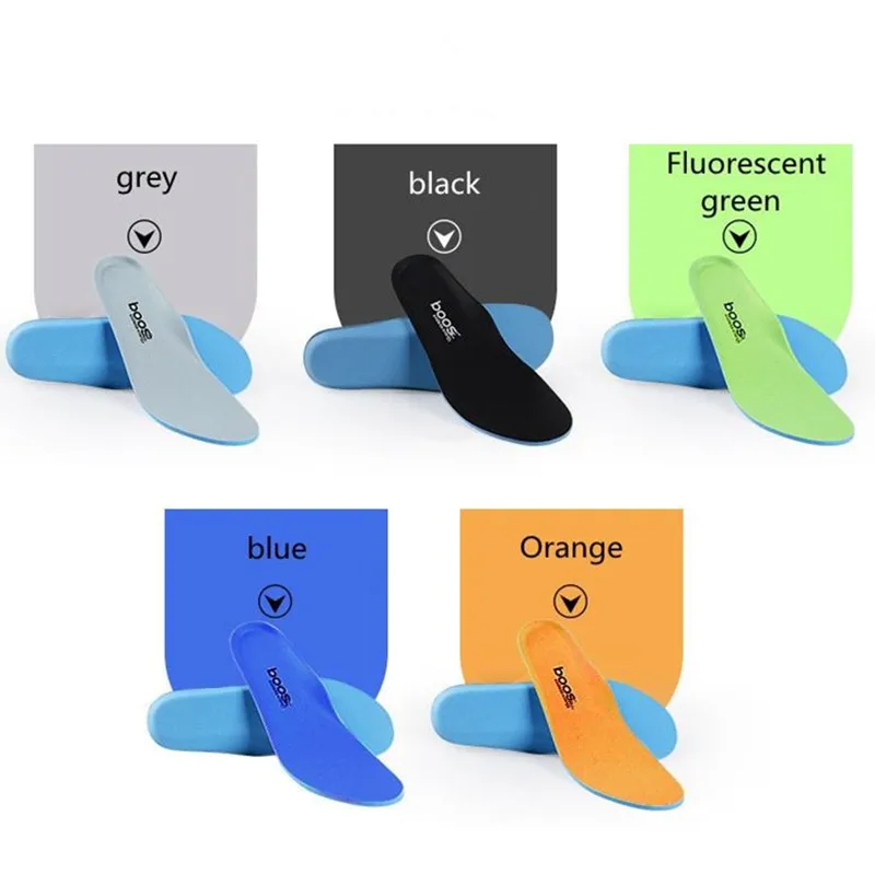 Sport Insoles Shock-Absorbing Soft Breathable Deodorant Cushion Shoe Inserts Running Anti-slip for Men Women