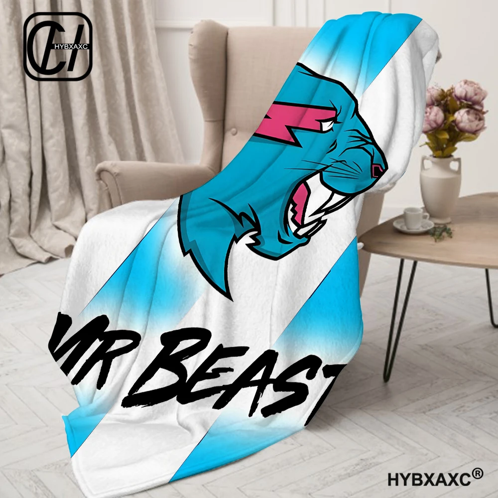 Retro Vintage Mr Game Blanket Fleece All Season Funny Mr Gaming Beast Portable Throw Blanket for Bed Car Plush Thin Quilt 5