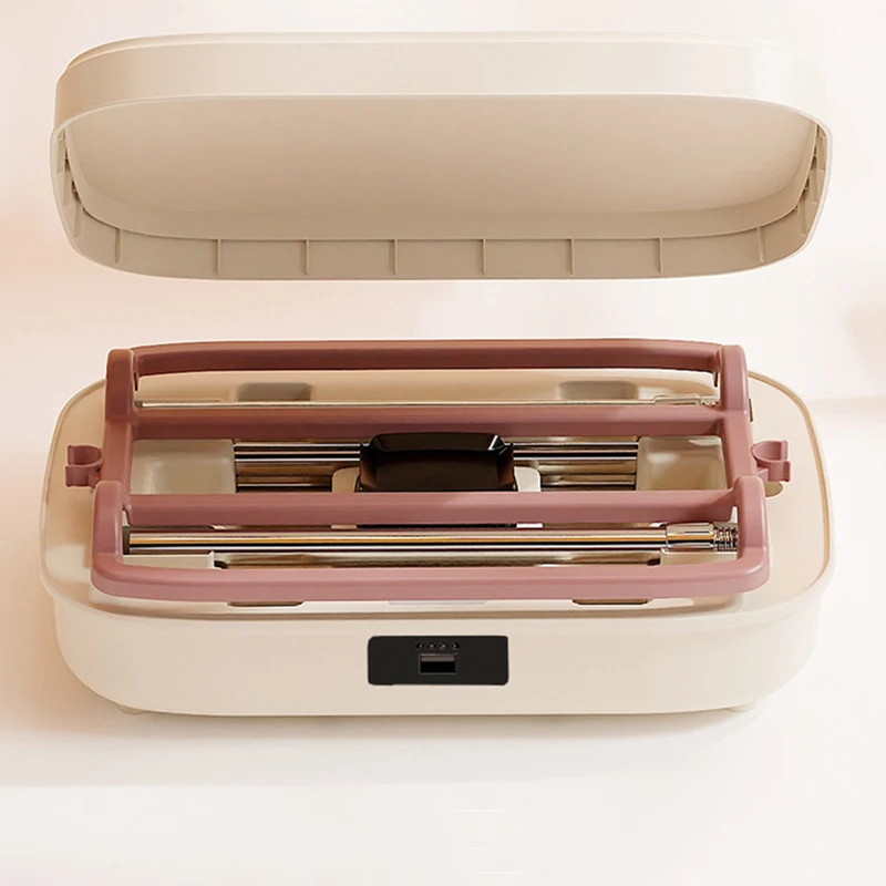 220V Electric Clothes Dryer 2 Layers Stainless Steel Drying Rack 239L Large Space 1000W Warm Air Folding Airer Stand Support