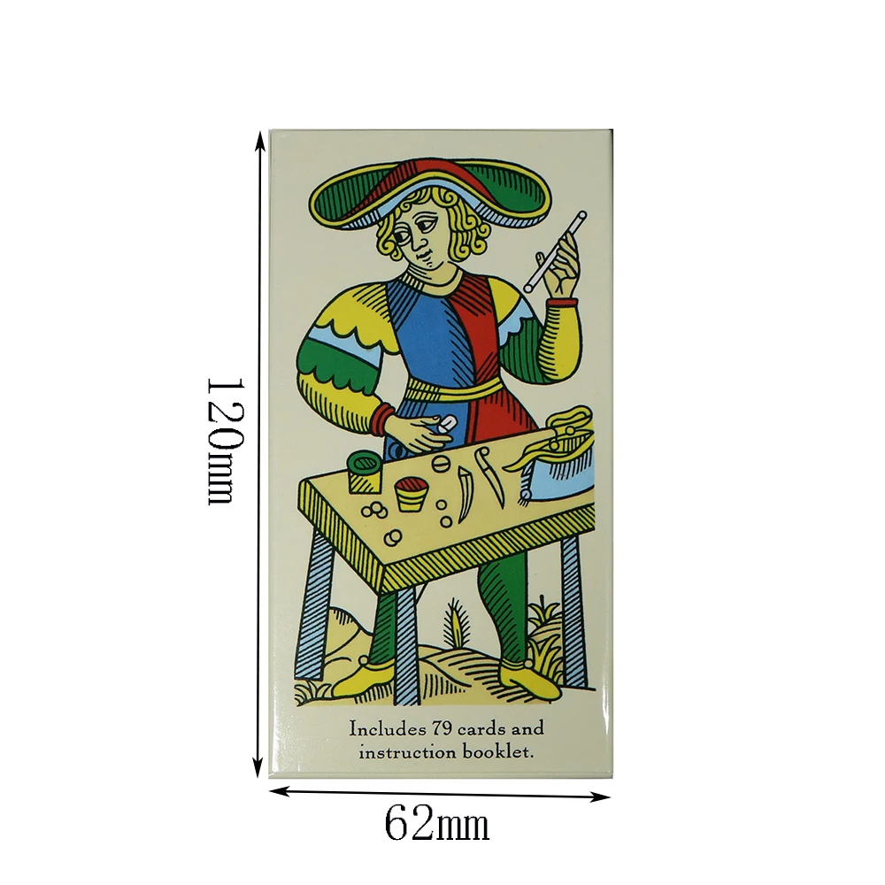 Tarot Cards with Guide Book.Tarot De Marseille.tarot Cards for Beginners.Fate Divination.Divination Tarot Cards 6