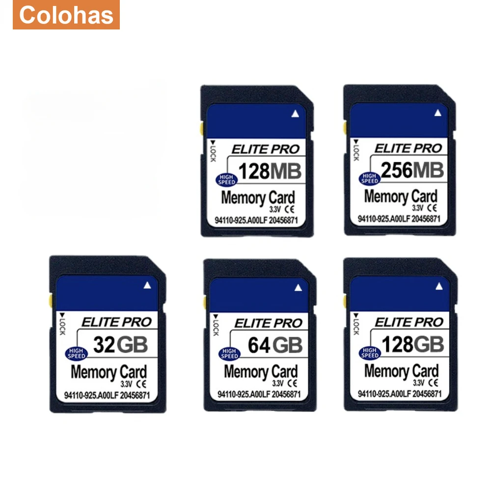 5 Pz/Lotto Scheda Di Memoria Per Scheda Sd 1Gb 2Gb 4Gb 8Gb 16Gb 32Gb 64Gb 256Gb Sicuro Digitale Flash Memory Card Game Gear Smartphone