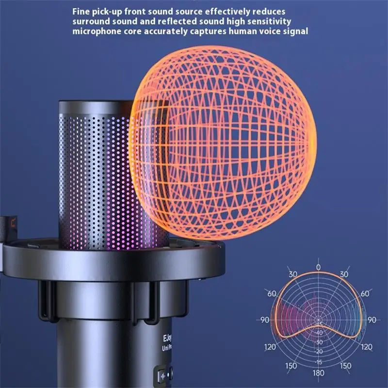 Enjoy the Uni Pro Microphone Wireless Computer Desktop Game Live Recording Capacitance Anti-Spray Microphone