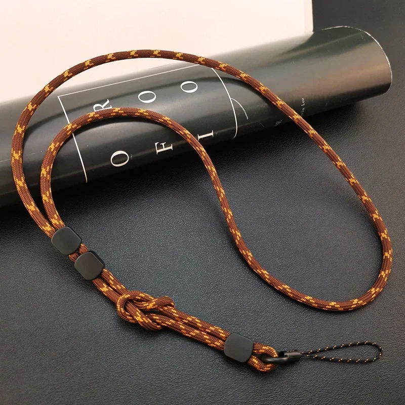 Colorful Hand-Woven Adjustable Detachable Phone Lanyard - Long Anti-Lost Neck Strap