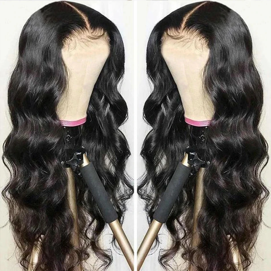 13x4 HD Transparent Lace Front Human Hair Wigs Body Wave 13x6 Frontal Wig Brazilian Body Wave Human Hair