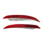 2PCS Red Lens Red LED Car Rear Bumper Reflector Lights Tail/Brake Lights Rear Fog Lights for For BMW X6 F16 28i 35i 2014-2018