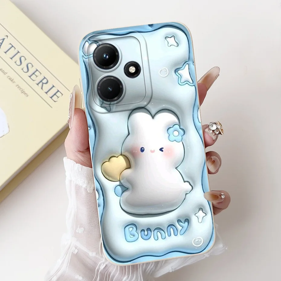 Chic Lens Protective Soft Silicon Phone Case with Cute New Design