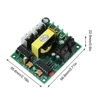 Inverter Onda Sinusoidale 12-14.5V a AC 220V Convertitore Buck DC-AC Alimentatore Booster per Batteria al Litio