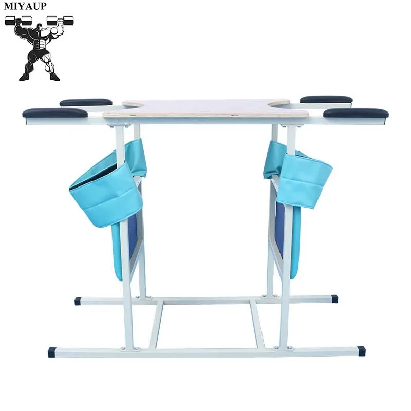 MIYAUP Two Person Standing Frame, Lower Limb Health Rehabilitation Training Equipment For Disabled People, Standing Equipment