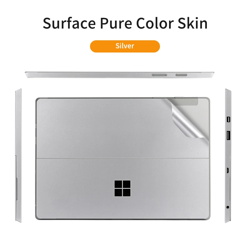 Подходит для Microsoft Surface Sticker Pro 8/X X Go 3 задняя крышка наклейка протектор кожи |
