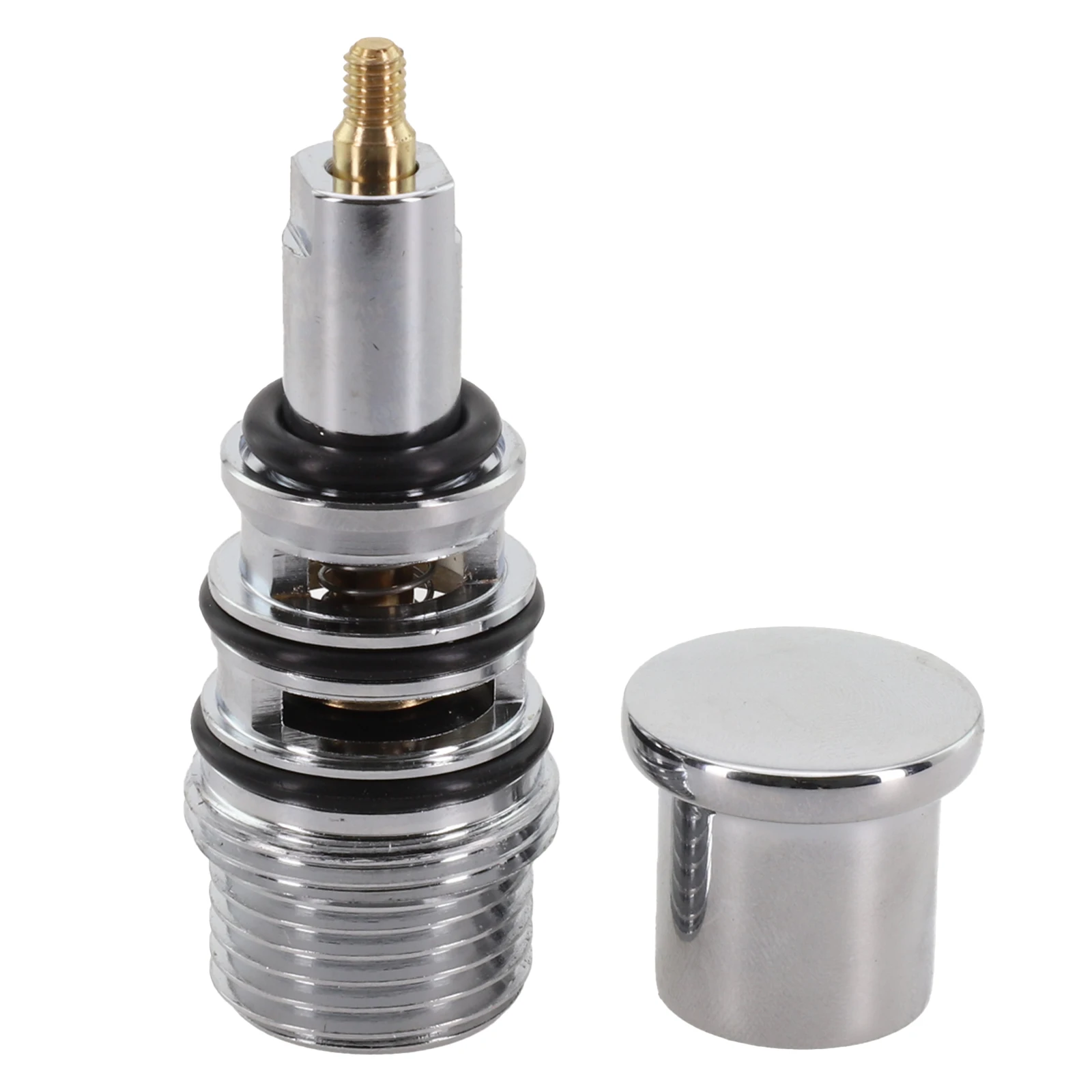 Shower Switch Valve Spring-Loaded Pull-up Water Diverter Triple Bathtub Spring-type Pull Water Distributor