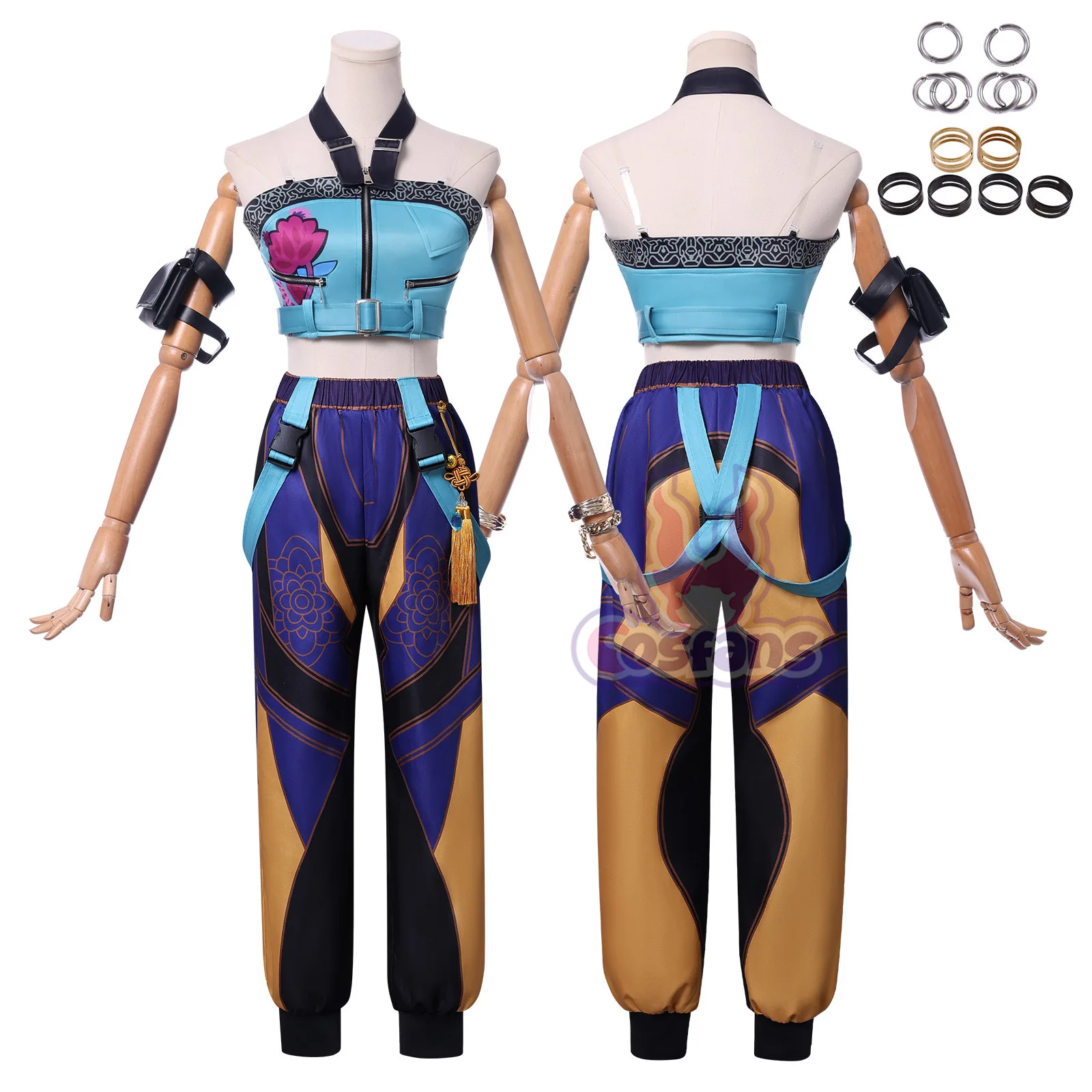 Demon Hunters Rumi 3D Printed Hoodie - Zoey Cosplay Jacket For Adults, Unisex Pullover