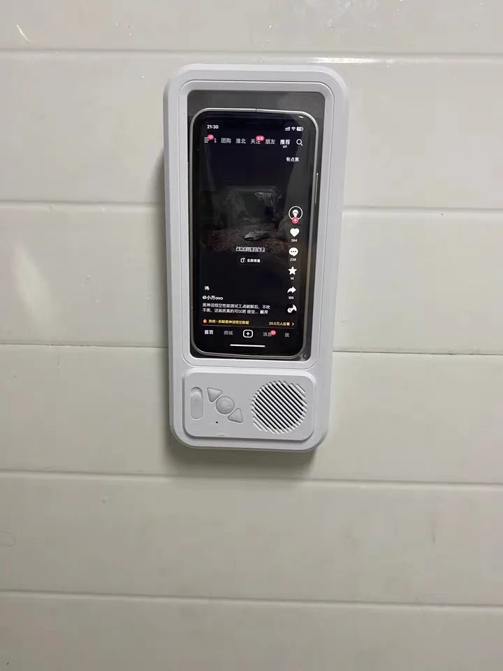 Wasserdichte Smart-Phone Halterung mit Bluetooth Lautsprechern