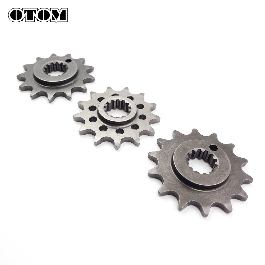 OTOM Motorcycle Front Sprocket 13/14 Teeth Pinion For ZONGSHEN NC250 NC Engine 250CC KAYO T6 K6 BSE J5 RX3 ZS250GY-3 4 Valves