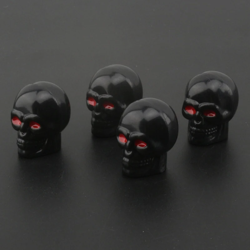 Skull Design Tire Valve Caps
