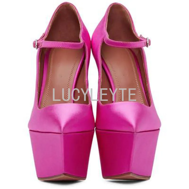 Summer platform wedge new luxury chunky heel pattern mixed color buckle women's sandals mixed color summer fashion shoes