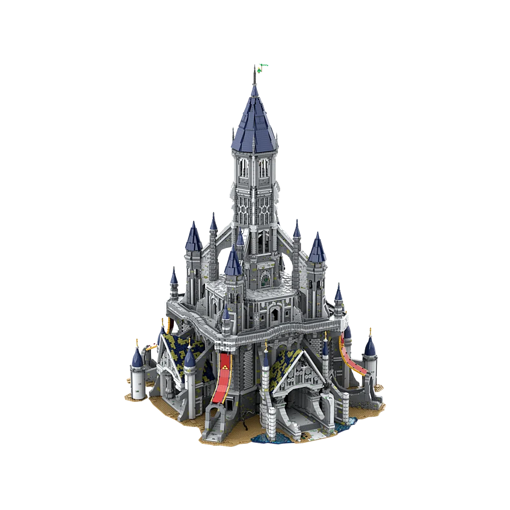 Hyrule Castle Botw Minecraft Icy Castle Stock Photo Download Image