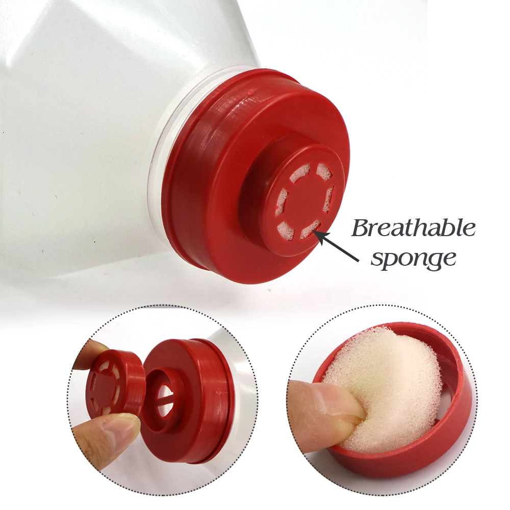 750ML High Temperature Resistance PP Plastic Bottle Breathable Lid for Farm Garden Mushrooms Culture Edible Fungus Cultivation