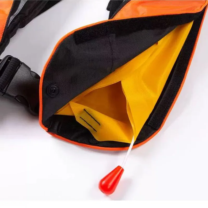 New Fishing Vest Self Inflatable Life Jacket with Pockets Lite Vest Adult 150N 100N Auto For Kayak Rafting Boating Accessories