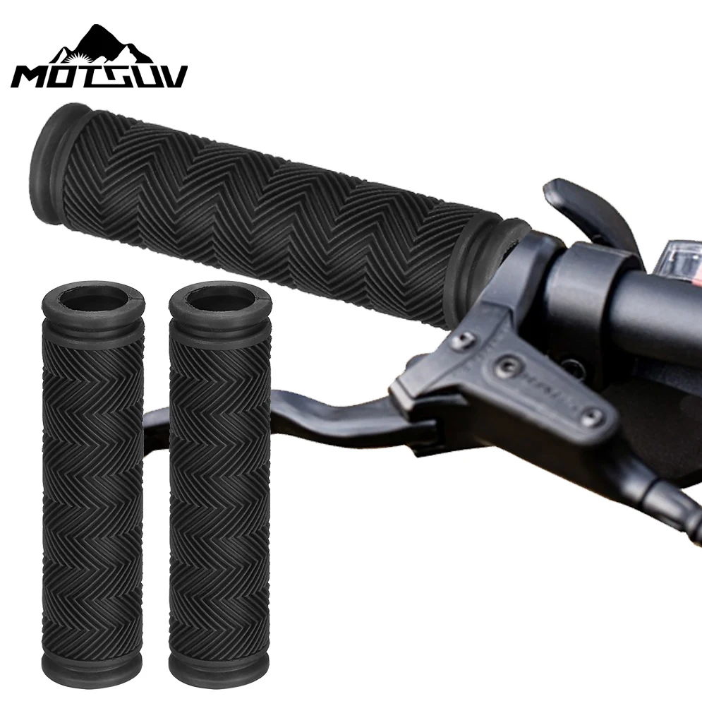 Bicycle MTB Bike Handbar Grips Rubber Non-slip Cycling Handle