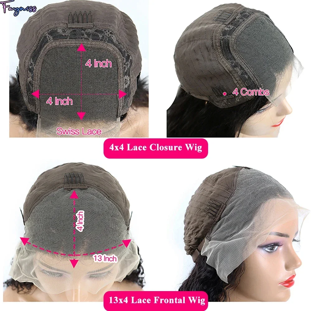 Straight Bob Wig Human Hair Lace Front Wigs For Women 13x4 Transparent Lace Frontal Bob Wig Human Hair Pre Plucked 4X4 human hair wig human hair extensions lace front wig human hair wigs front lace wig