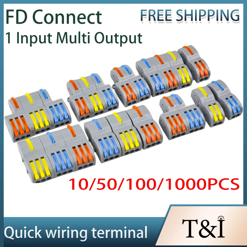 Mini Condutor Terminal Block Plug-in Cabo Deitado Conector Conexão Elétrica Rápida Shunt Fios Conectores Spl412 Spl515
