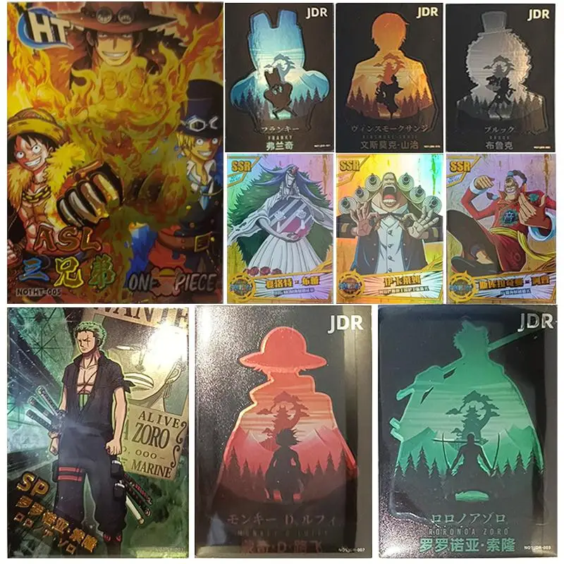 Anime Charlotte Brulee One Piece Vinsmoke Sanji Roronoa Zoro Tony Tony Chopper Collection Card Giocattoli Per Bambini Scheda Di Gioco Da Tavolo