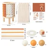 Kids Balance Tower Pick Up Wooden Sticks Social Board Game Logic Thinking Challenge Brain Game Math Count Intellectual Toy Gift 6