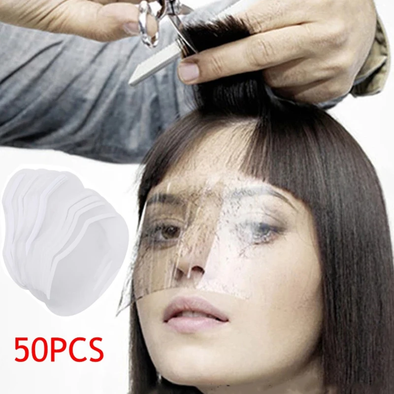 

50pcs Eye Protection Hairdressing Masks Isolate Disposable Hair Salon Hairspray Masks Coloring Face Protecting Barber Supplies
